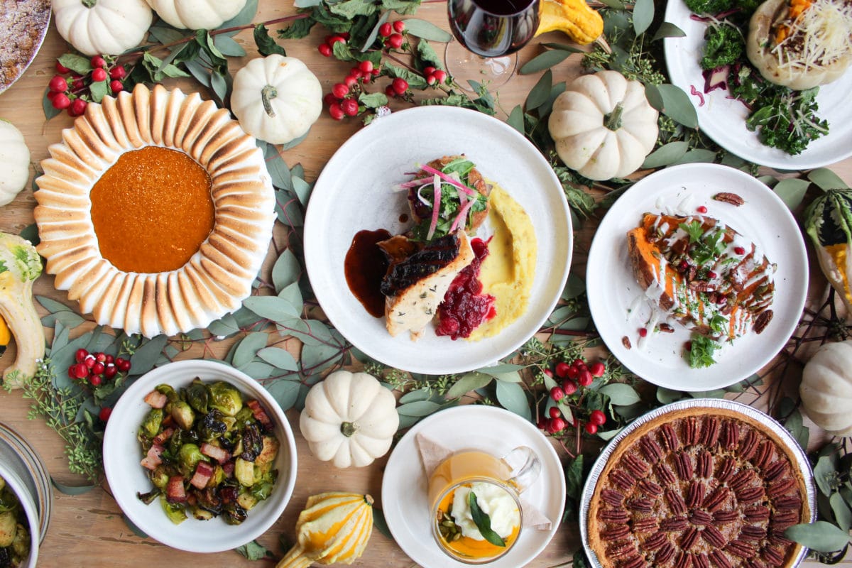 Thanksgiving dishes from Malibu Farm