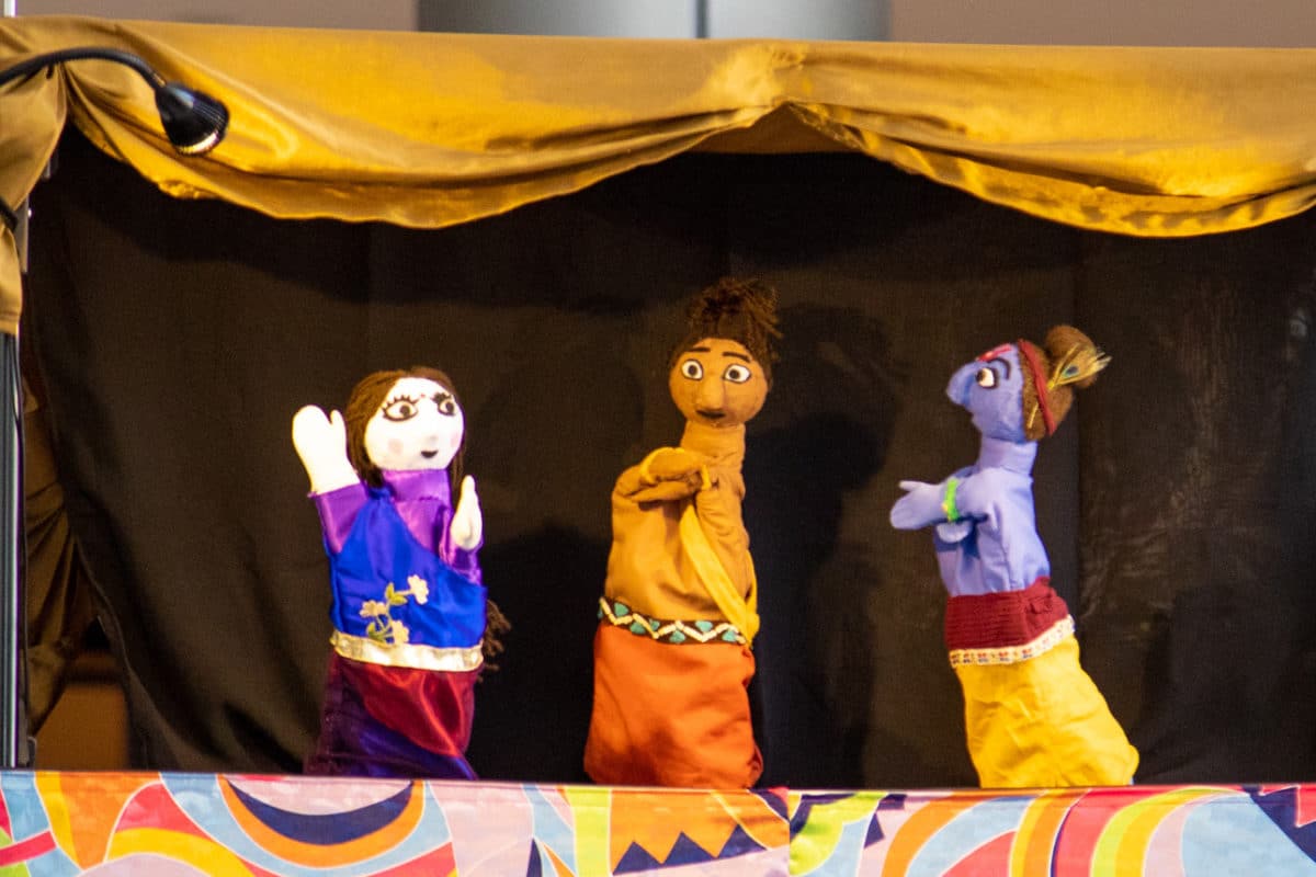 Holi puppet show