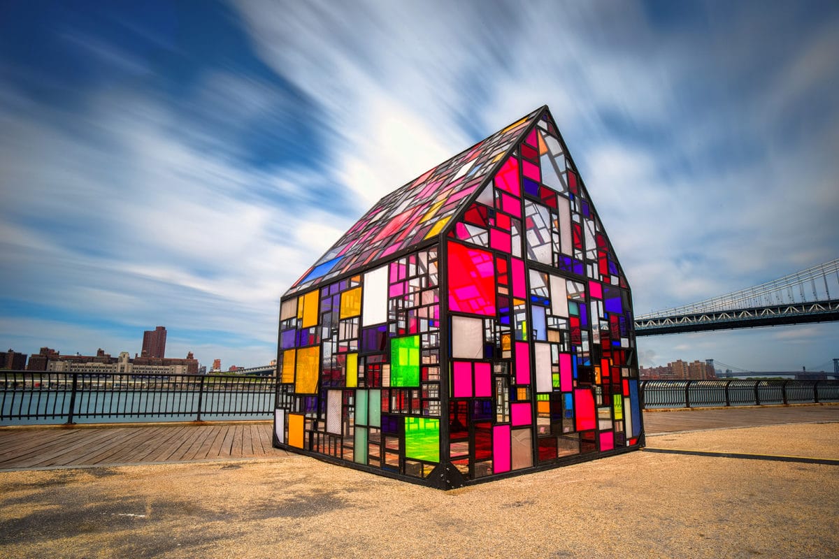 From Sea to Shining Sea by Tom Fruin