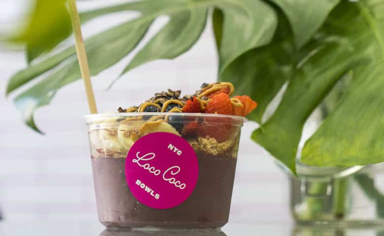 Vibrant fruit smoothie from Loco Coco
