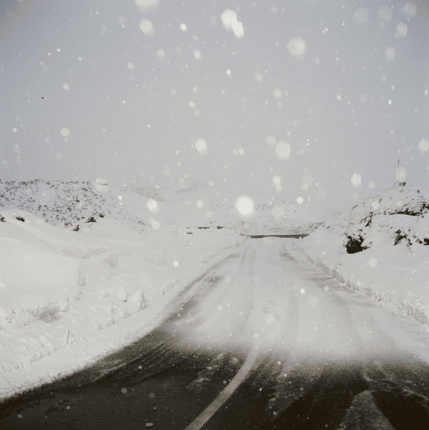 Shaniqwa Jarvis snowy road