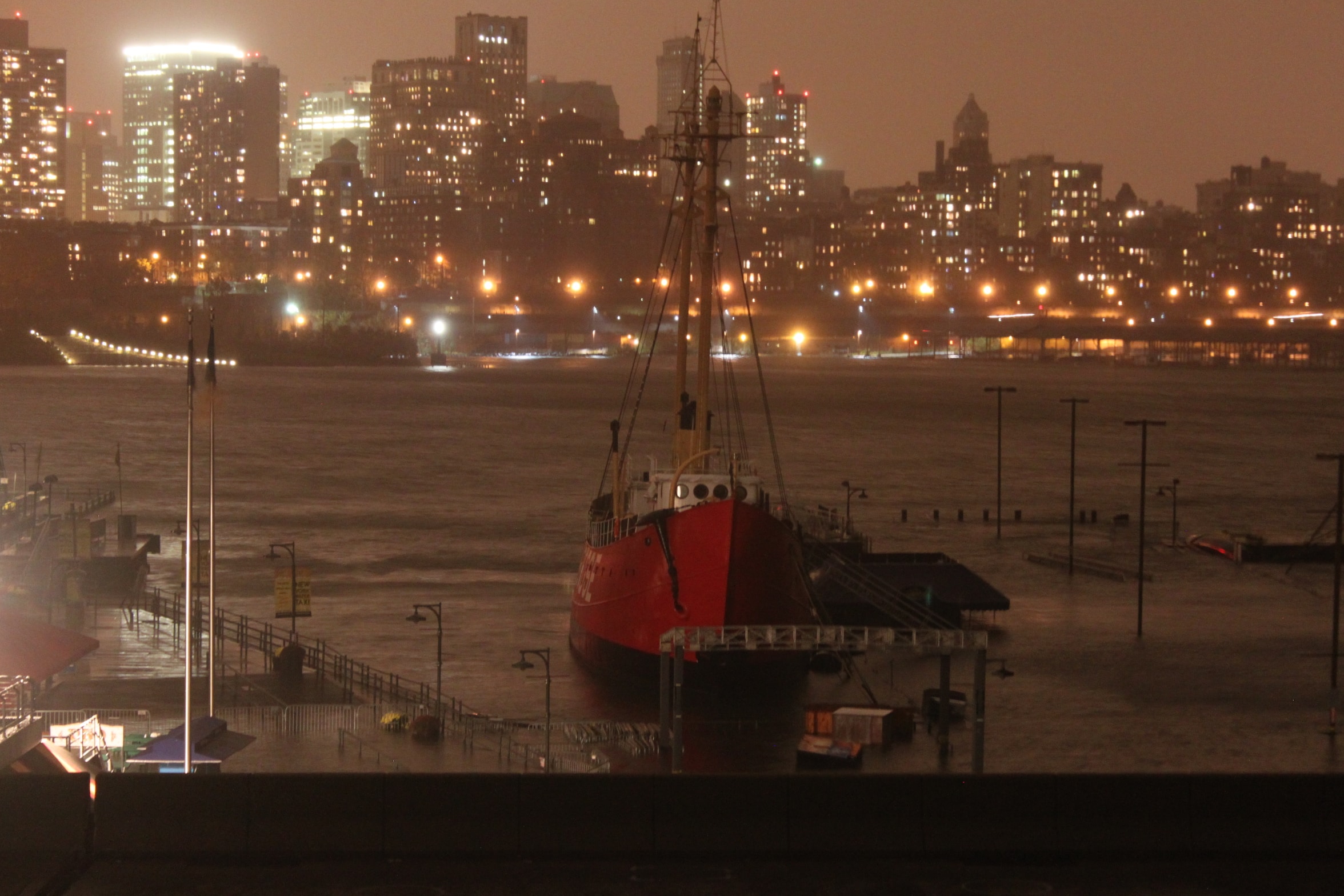 The Seaport During Superstorm Sandy
