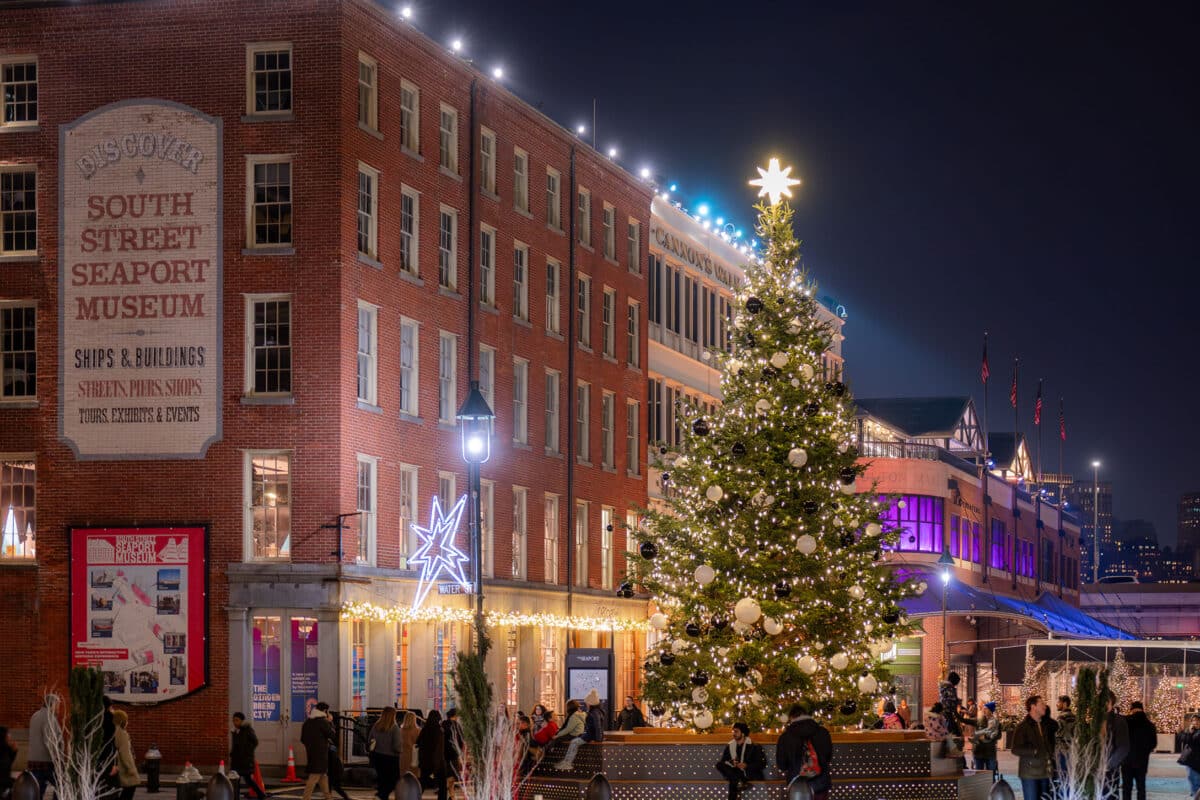 Holiday Tree at the Seaport