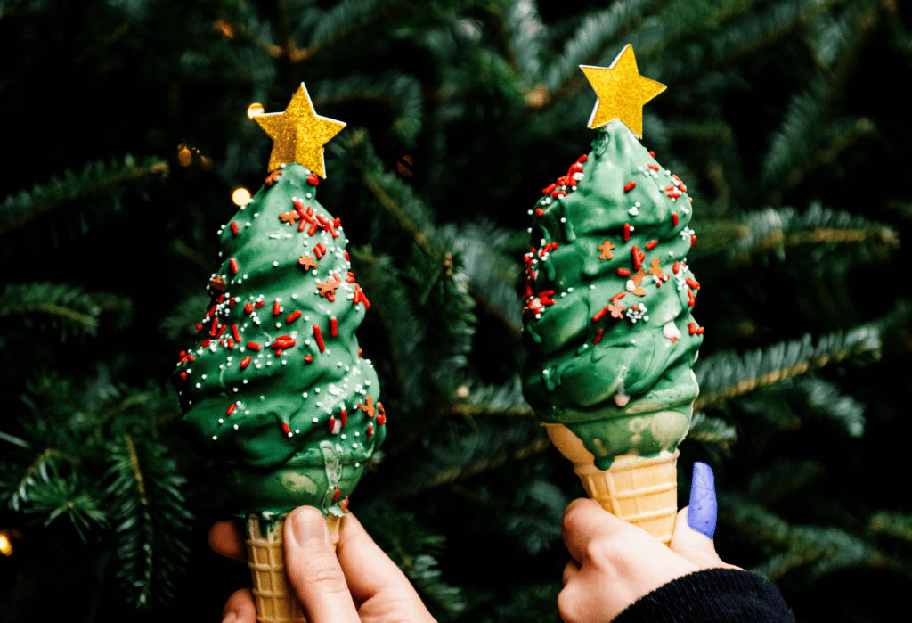 Mister Dips Grinch Holiday Ice Cream Cones