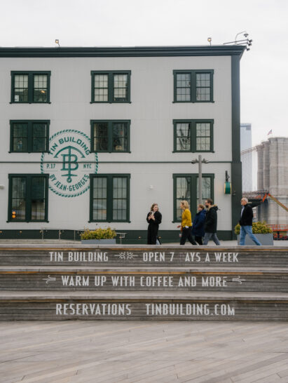 Exterior of Tin Building