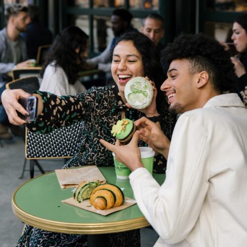 4 Leaf Clover Cupcakes. Green Mint Crinkle Cookies. Pistachio Croissants. Get lucky today with these delicious St. Patrick’s Day-inspired pastries at the @tinbuilding Explore neighborhood specials ➤ link in bio. #TheSeaport