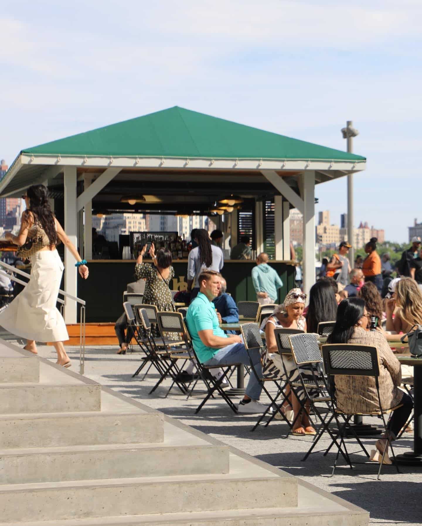 Sunshine. Summer cocktails. Waterfront views. Now introducing → the Outdoor Bar at the @tinbuilding. The perfect new spot to gather with friends & family