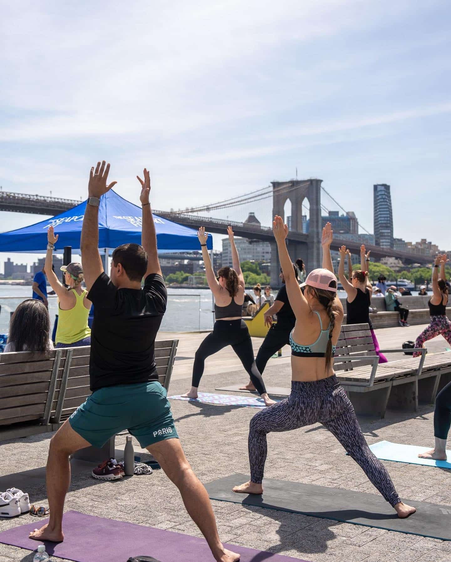 Happy 🧘 Find your inner peace every Saturday morning ➤ style with @lyonsdenpy. 

July RSVPs are now open.
 Saturdays @ 10:30am
 Heineken Riverdeck
Presented by @nyphospital
Walk ups welcome