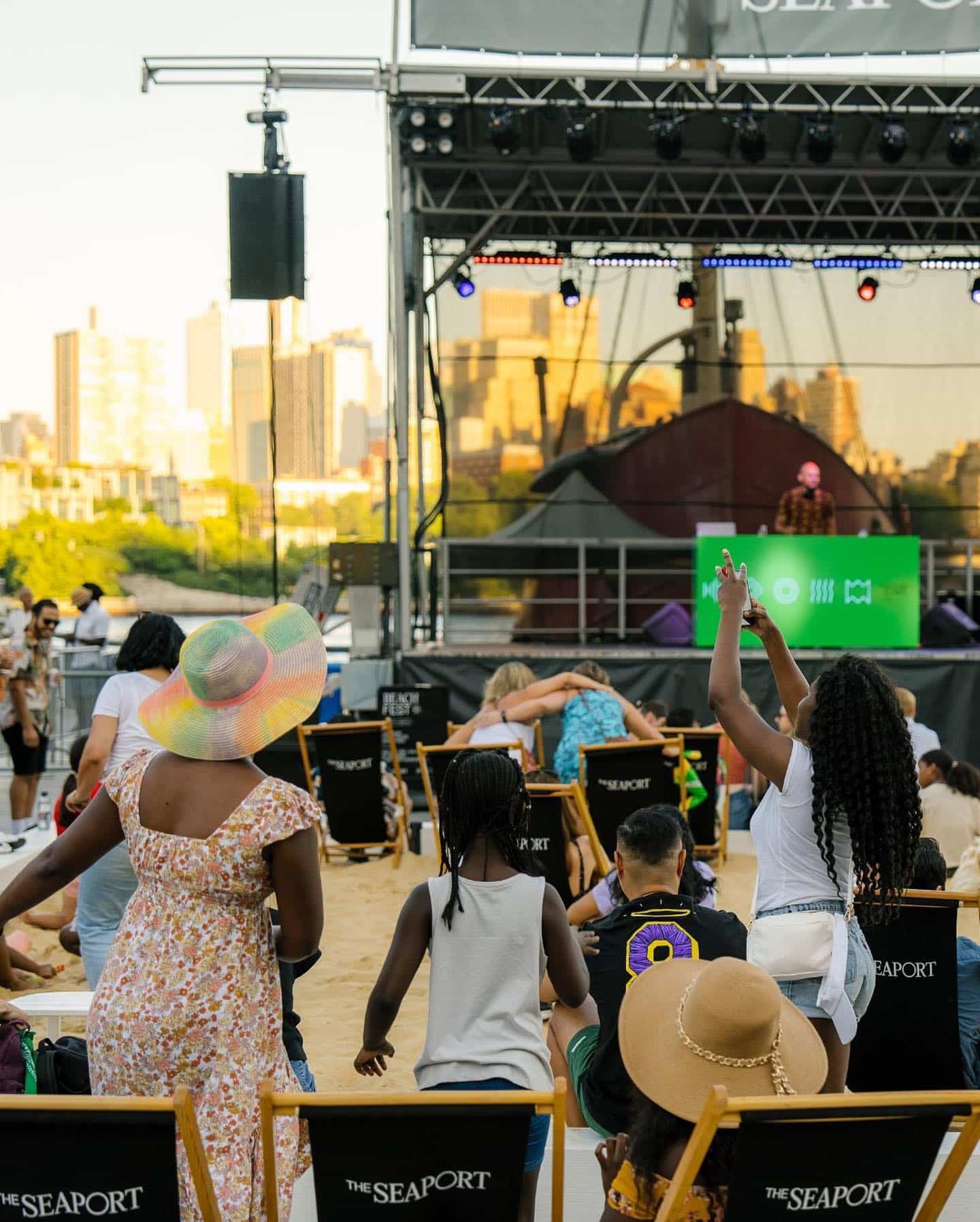 Fun in the sun. Feet in the sand. Live music. Waterfront views. Experience it all right downtown. #TheSeaport Beach Fest will return July 28–30 and we’re bringing the beach to you ️🏖️ July 28  2-7pm DJ sets  7:15pm DJ Walshy Fire  8:30pm DJ mOma July 29 🧘 10:30am #SeaportFit Yoga  2-5pm Opening Performers  5:30pm James Patterson  7pm Marshall Jefferson  8:30pm Sandy Rivera July 30  1-5:45pm Opening Bands  6pm Dalton & The Sheriffs  8pm Wilson Springs Hotel Music for Beach Fest is brought to you by #SeaportSounds, presented by Heineken. Details ➤ link in bio