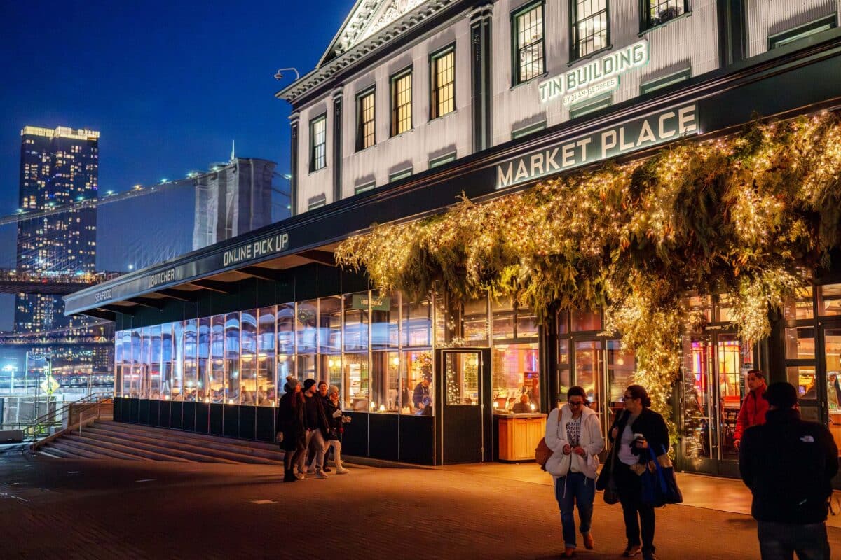 Tin Building holiday exterior