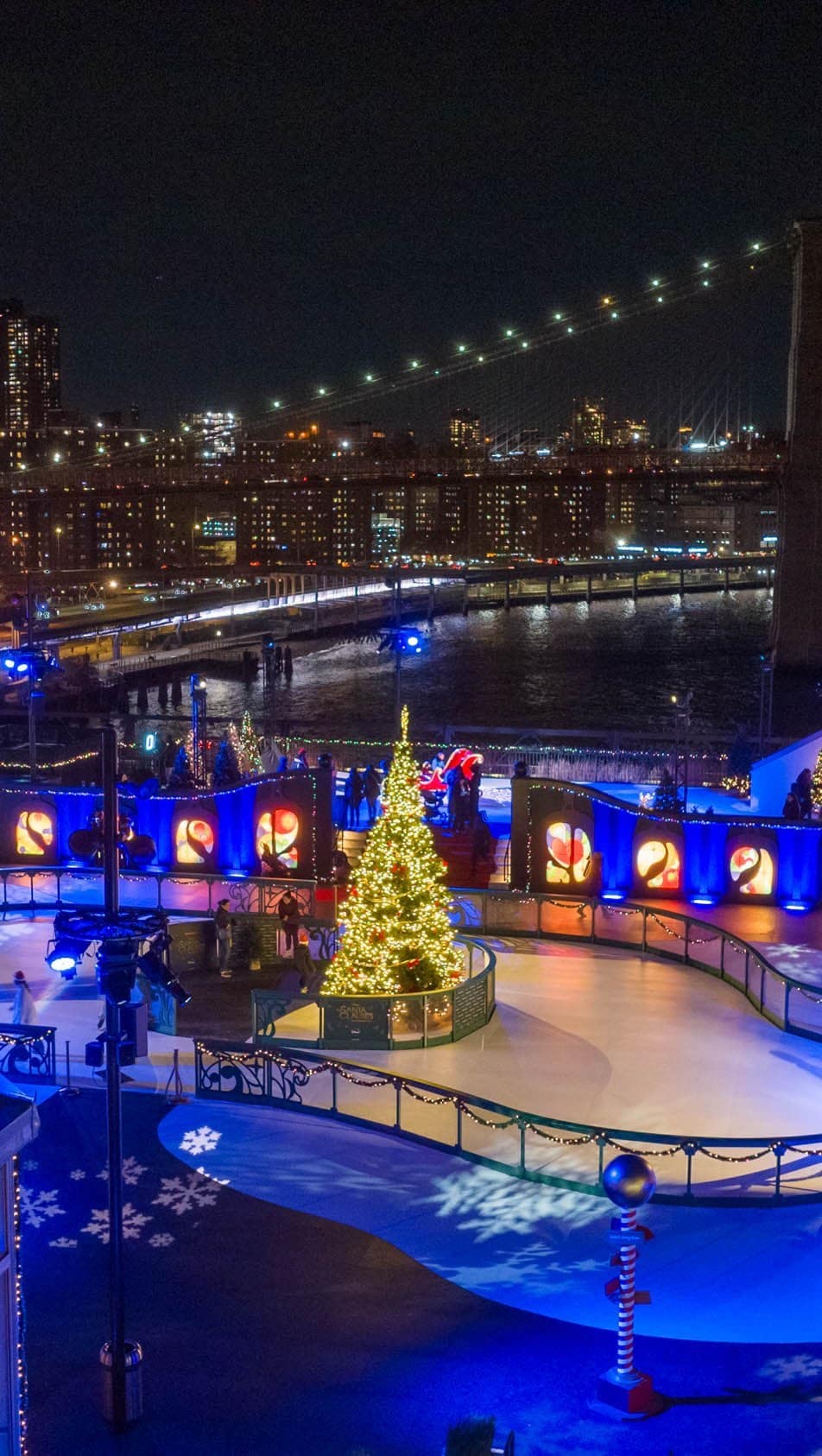 A slice of the north pole. Right here in NYC. There’s still time to experience the magic of @santaclauseswonderland ️ Tickets ➤ link in bio. #TheSeaport