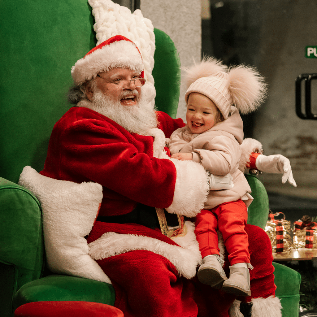 Child with Santa