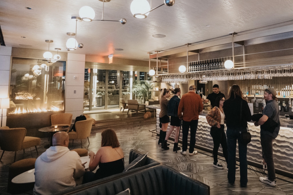 Liberty Club Lounge on The Rooftop at Pier 17