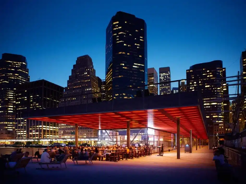 watermark at the seaport