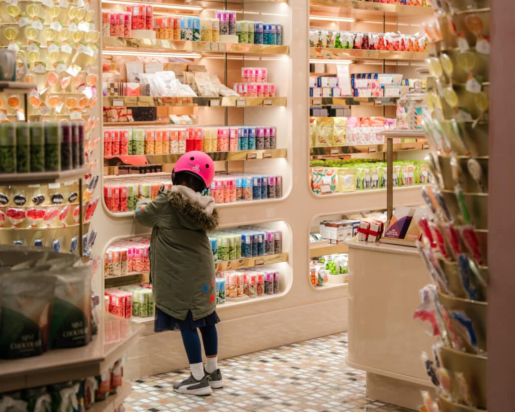 spoiled parrot candy shop at Tin Building at the Seaport