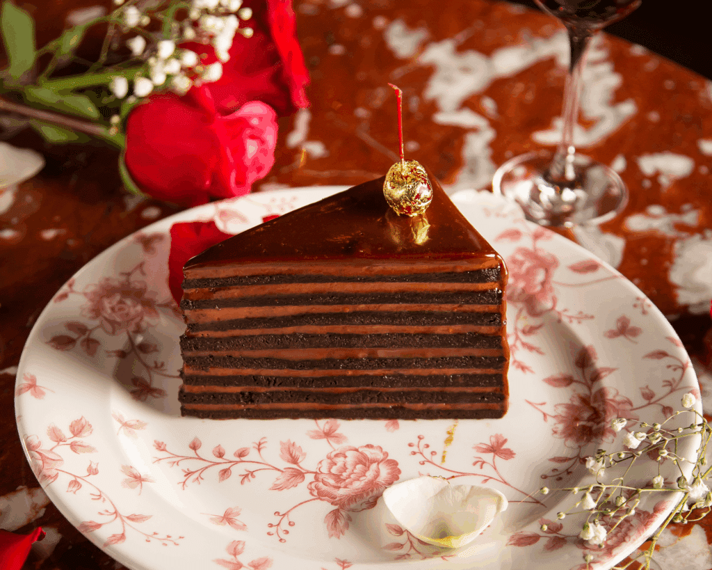 17 layer chocolate cake at carne mare