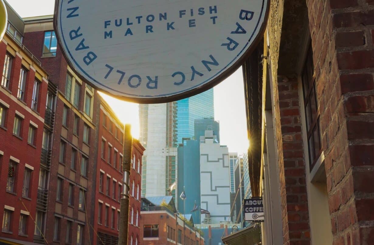 roll bar x fulton fish market in the seaport