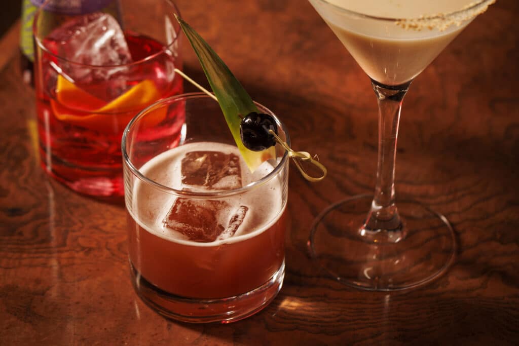 mocktails at tin building