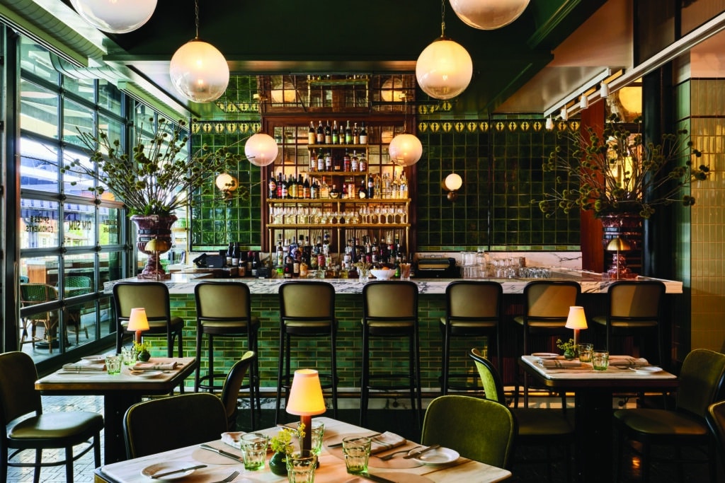 the bar at t.brasserie