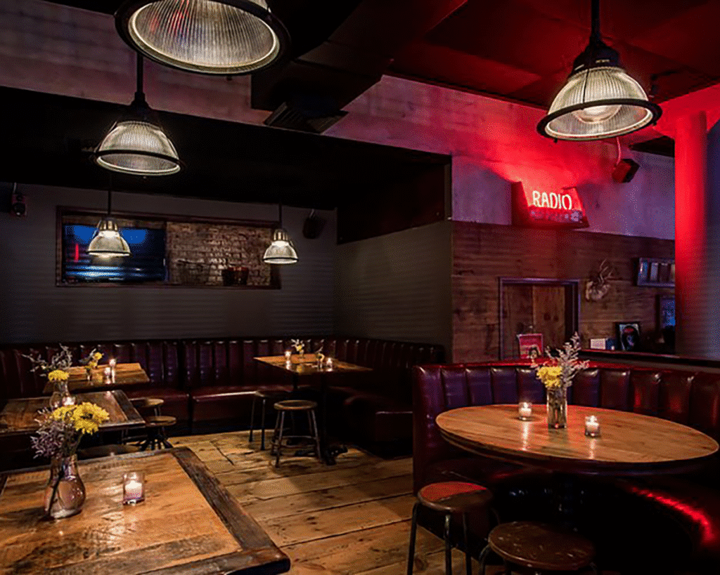 interior of fresh salt bar at the seaport