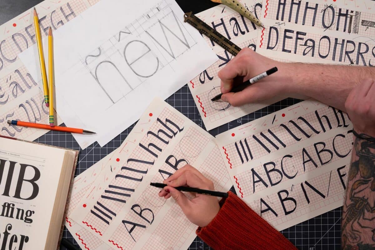 Chisel Tip Calligraphy Workshop at bowne & co at the south street seaport museum