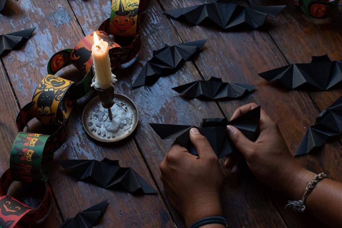 Halloween Paper Crafts at Bowne & Co.