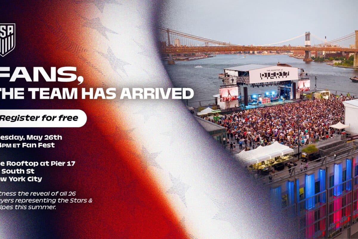 U.S. Soccer Roster Reveal on The Rooftop at Pier 17