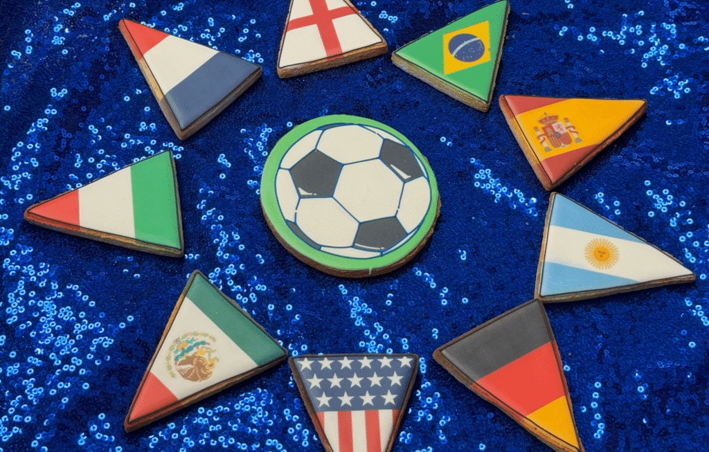 world cup cookies at funny face at the seaport