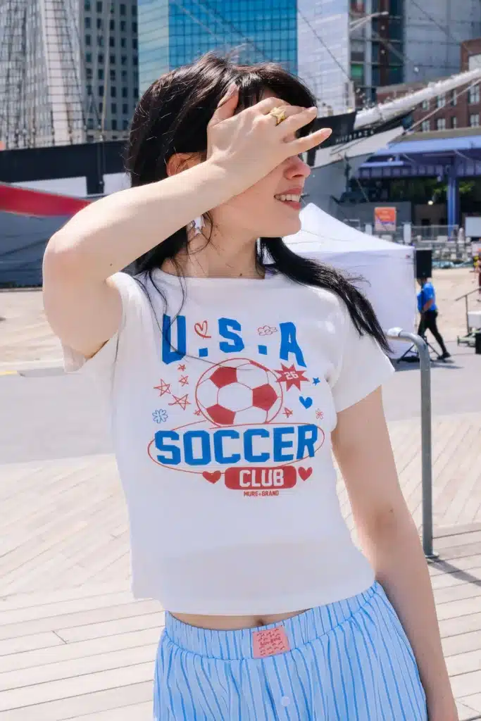 mure and grand's soccer baby t