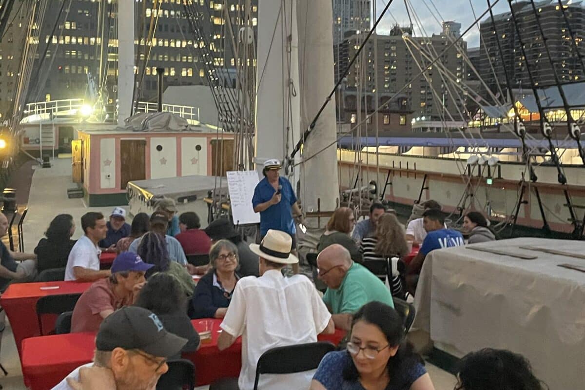 Trivia Aboard a Tall Ship at the Seaport Museum