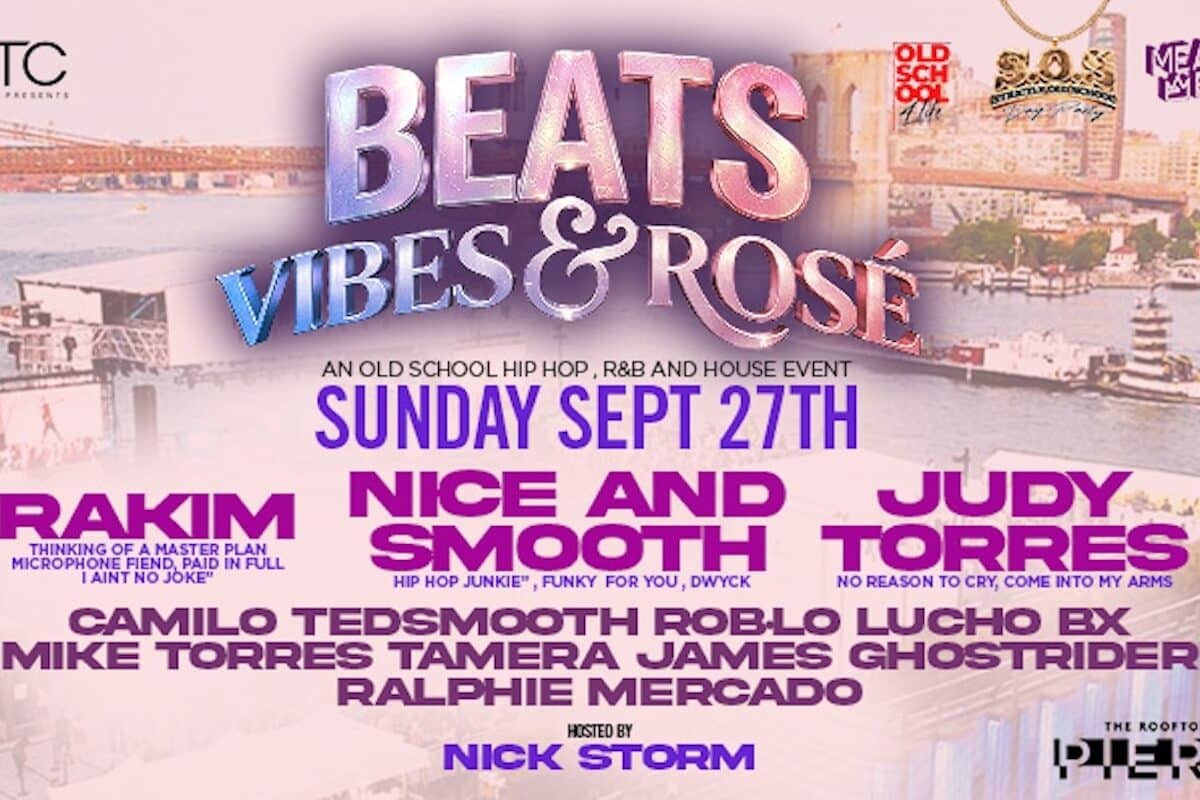 Beats, Vibes & Rosé at The Rooftop at Pier 17